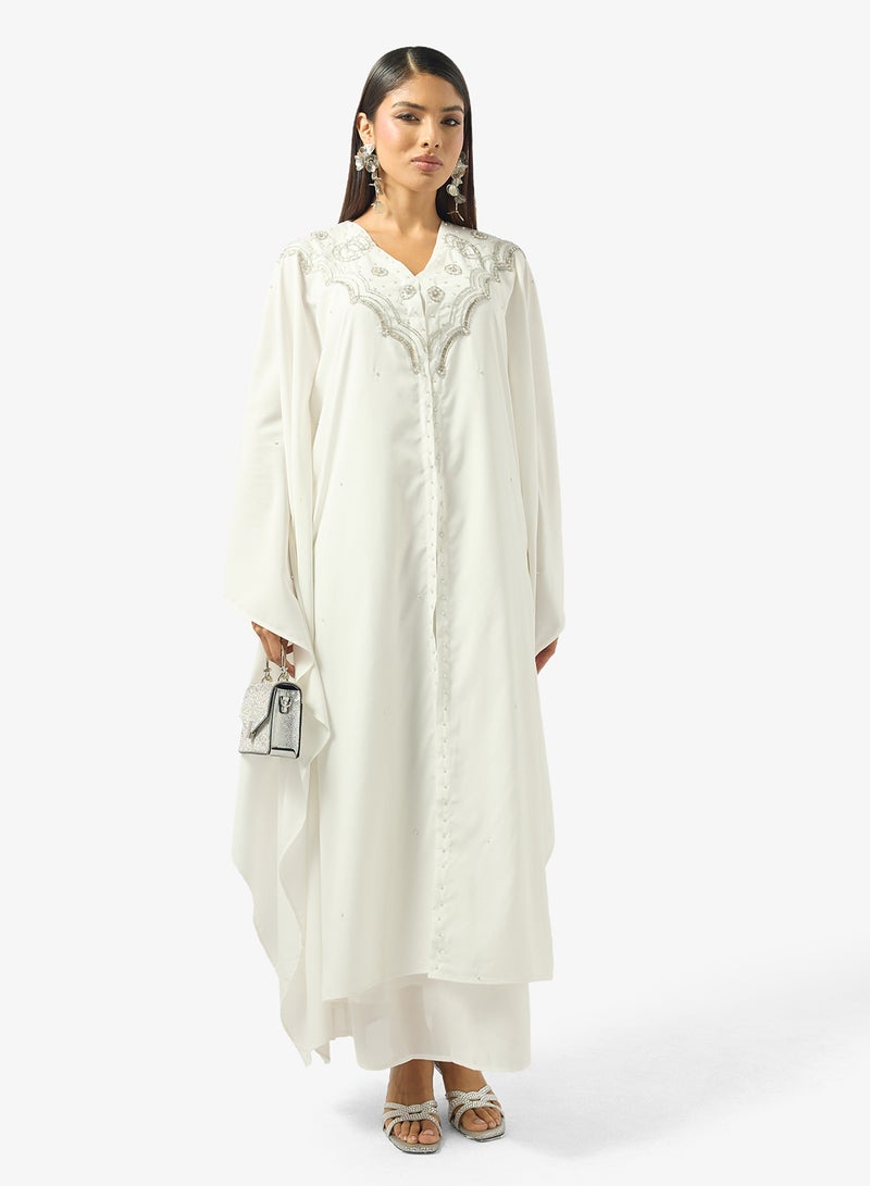 Khizana Embellished Abaya - Image 1